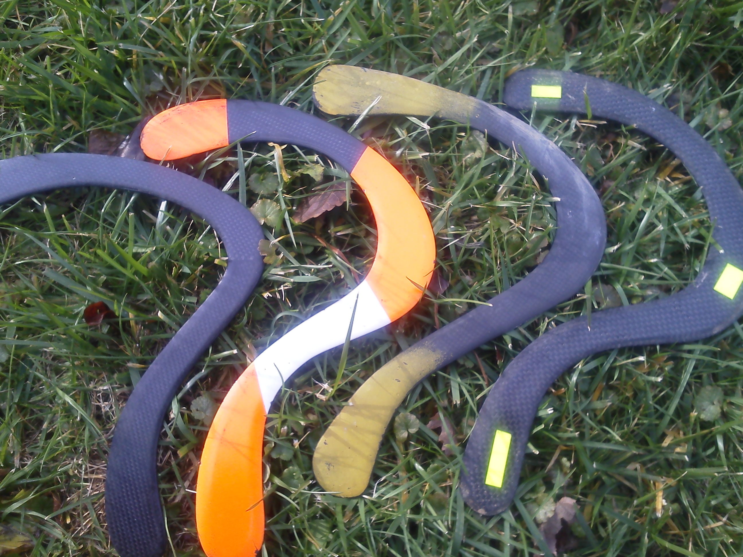 Examples of competition distance boomerangs